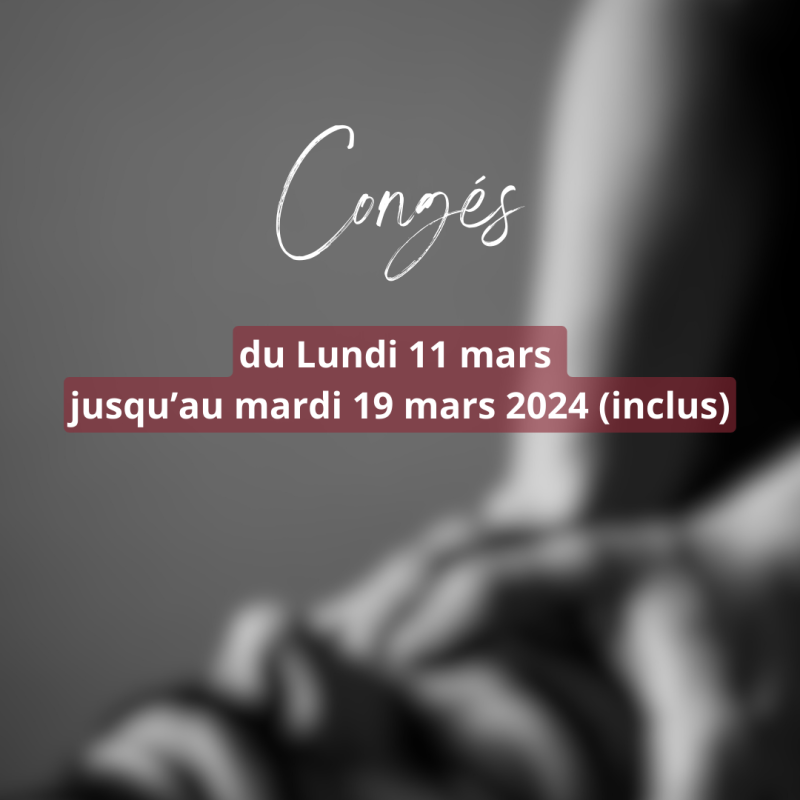 CONGÉS MARS 2024