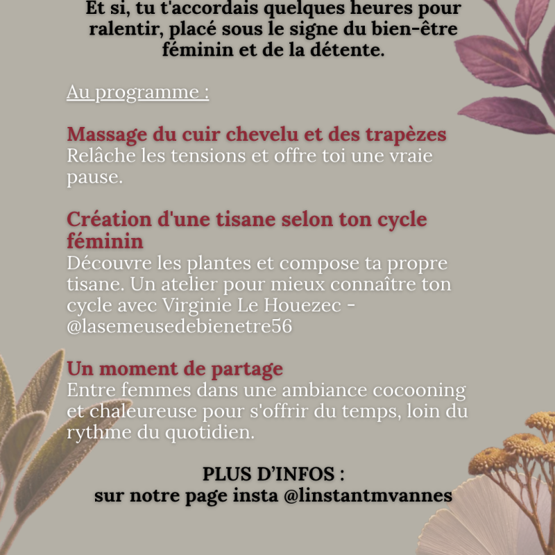 Le programme